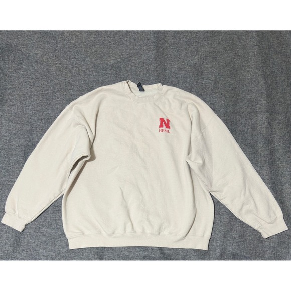 Gildan Other - Gildan Unisex 2XL Sweatshirt Nebraska Honors Peer Mentor Leader Cream Crewneck